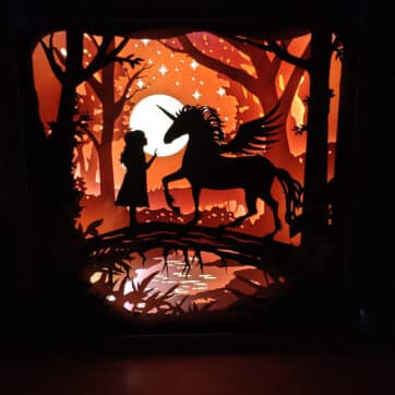 fille licorne veilleuse enfant c0068 2