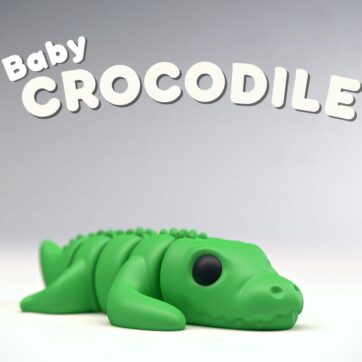 bébé crocodile porte clés