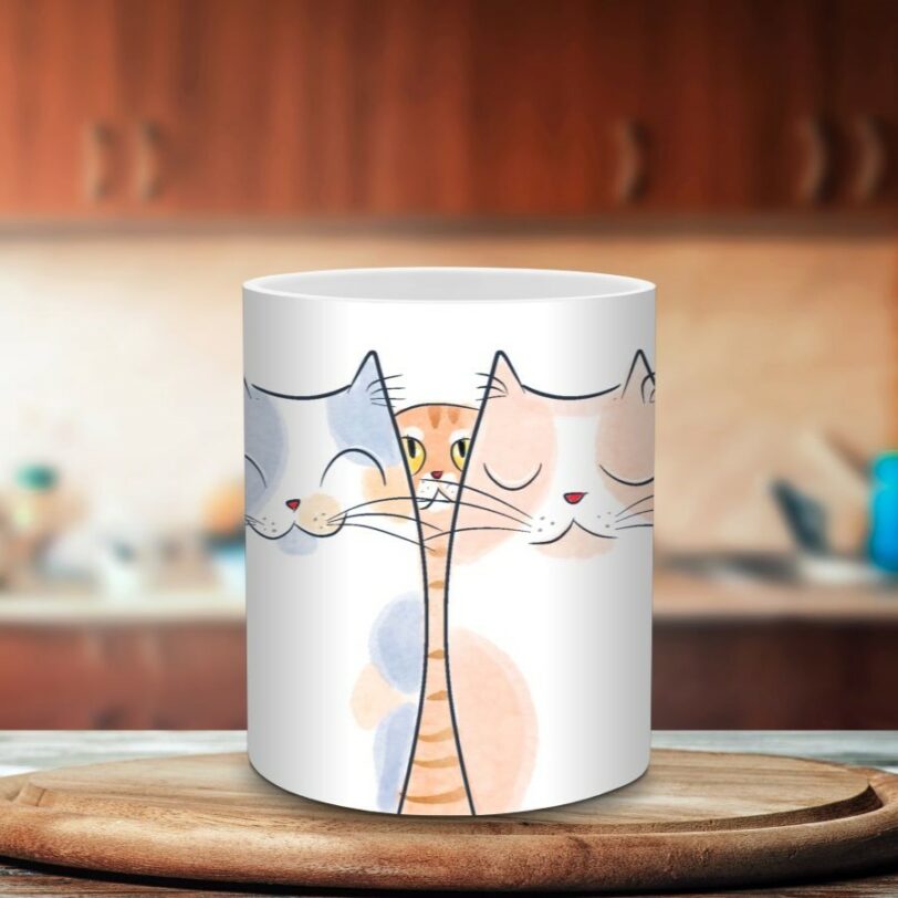 mugs tête de chat